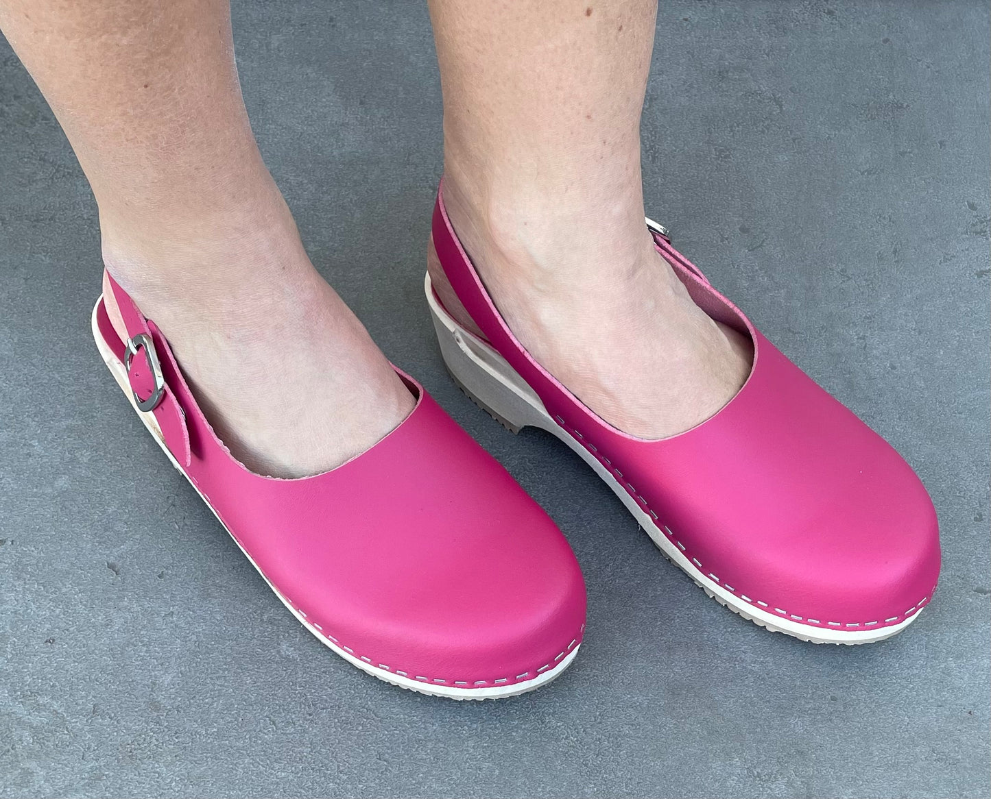Lotta vegan, träsko, rosa